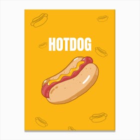 Hotdog Canvas Print