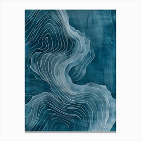 'Waves' 4 Canvas Print