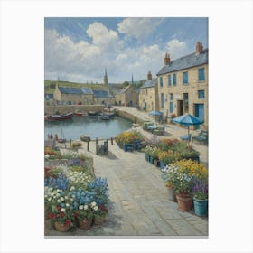 Harbourside Garden Harbor Stillness Canvas Print