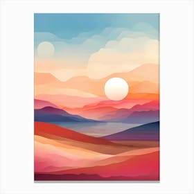 Abstract Landscape Painting 21 Canvas Print