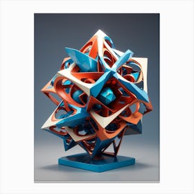 Abstract Sculpture Canvas Print