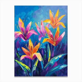 Lilies 6 Canvas Print