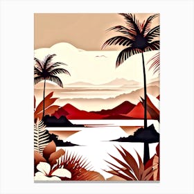 Tropical Landscape 5 Canvas Print