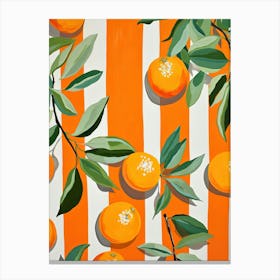 Kumquats Fruit Summer Illustration 2 Canvas Print