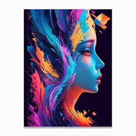 Glitch Effect Canvas Print