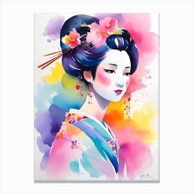 Geisha 73 Canvas Print