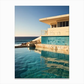 Sydney Beach House Canvas Print