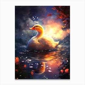 Duck Art Canvas Print