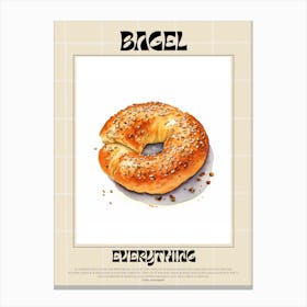 Everything Bagel 1 Canvas Print