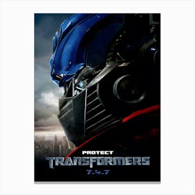 Transformers 2007 Movie Canvas Print