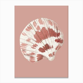 Pink Seashell 4 Canvas Print