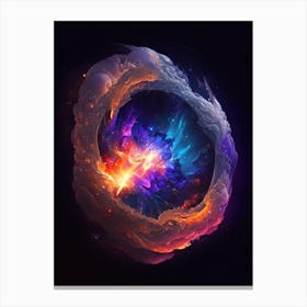 Supernova Remnant Comic Space Space Canvas Print