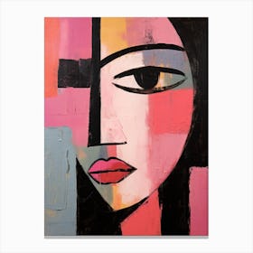 Abstract Portrait Of A Woman 23 Canvas Print