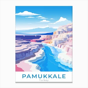 Turkey Pamukkale Travel 1 Canvas Print