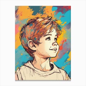 Little Boy Canvas Print