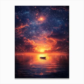 Starry Night Sky 28 Canvas Print