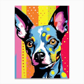 Polka Dot Chihuahua 1 Canvas Print