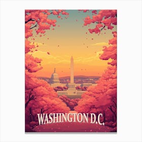 Washington D.C. Poster 1 Canvas Print