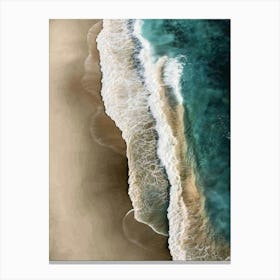 Sand And Waves 3 Canvas Print