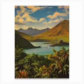 Galapagos National Park 2 Ecuador Vintage Poster Canvas Print