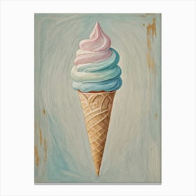 Bubblegum Soft Serve Canvas Print