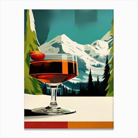 Drink In The Mountains Canvas Print