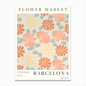 Flower Market 3 Canvas Print