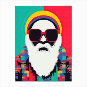 Rasta Santa Canvas Print