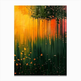 Abstract Of Trees Canvas Print