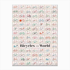 Bicycles Of The World Canvas Print