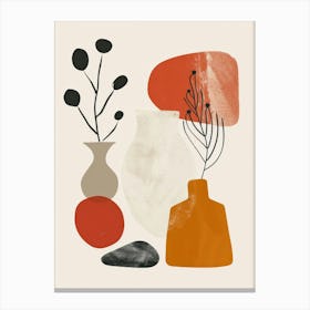 Abstract Vases And Objects 11 Canvas Print