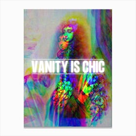 Vanity Is Chic Canvas Print