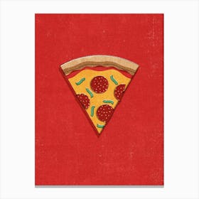 Fast Food Pizza Canvas Print