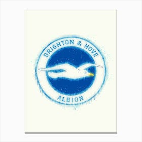 Brighton and hove Albion 1 Canvas Print