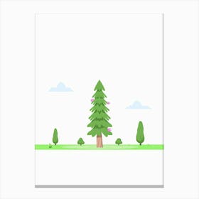 Tree In The Park Canvas Print