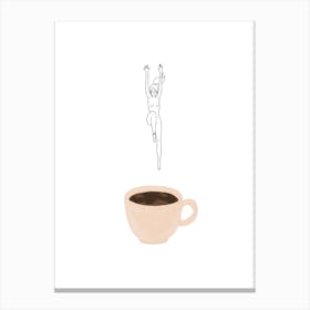 Coffee Girl  Canvas Print