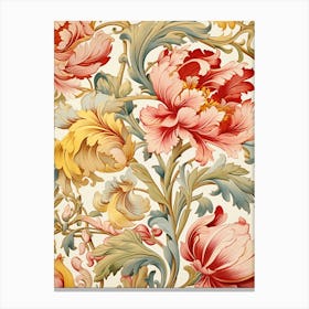 Floral Wallpaper 282 Canvas Print