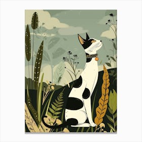 Cat In The Meadow 7 Canvas Print