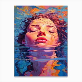 under water art Canvas Print