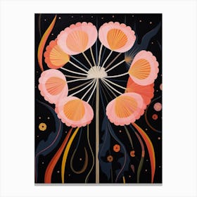 Everlasting Flower 3 Hilma Af Klint Inspired Flower Illustration Canvas Print