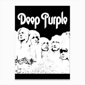 deep purple hard rock band music 15 Canvas Print