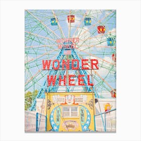 Coney Island Wonder Wheel Canvas Print