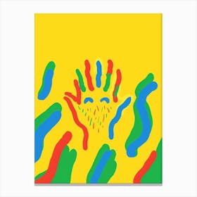 Hand In The Air Canvas Print