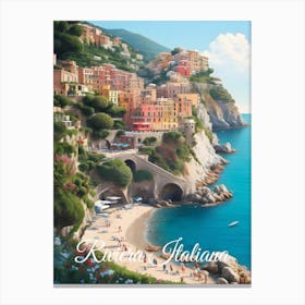 Italian Riviera Canvas Print