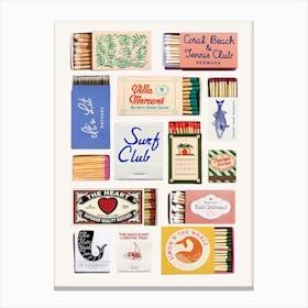 Matchboxes 1 Canvas Print