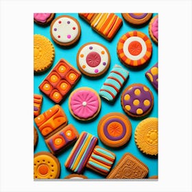 Photographic Frosted Cookies Canvas Print