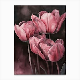 Purple Tulip 3 Canvas Print