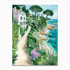 Côte D'Azur Canvas Print