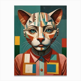 cat person Canvas Print