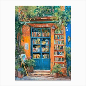 Athens Book Nook Bookshop 1 Canvas Print
